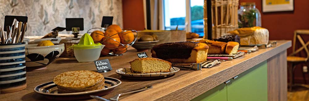Le buffet sucré des petits déjeuners